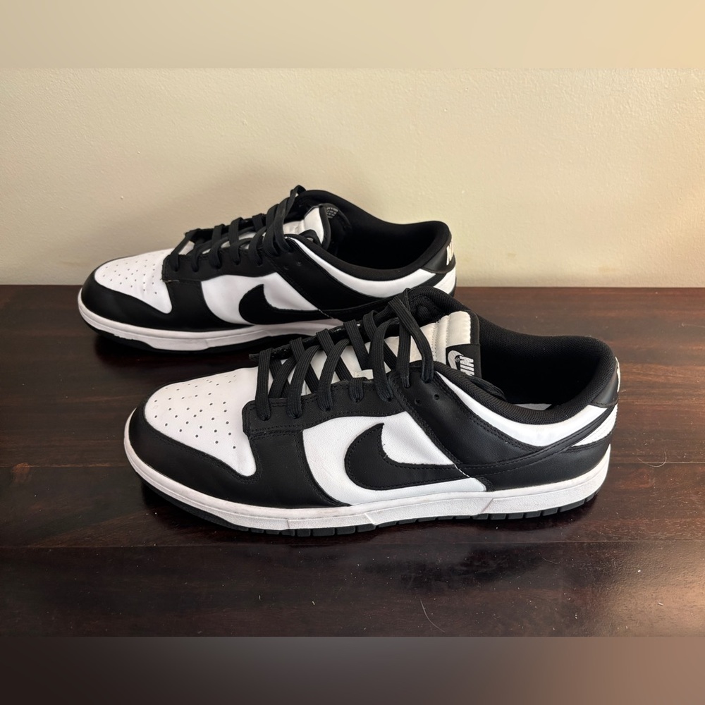 Mens Nike Panda Dunks Black/White
